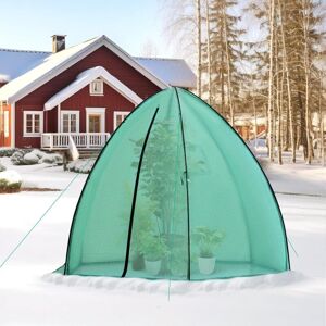 Woltu - Mini Greenhouse Portable Plant House Shed pe Cover Green, 240x200x200cm