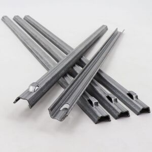 AQUAGART Steel W Fence Anchors - 50cm, German Quality AQUAGART Steel W Fence Anchors - 50cm, German Quality