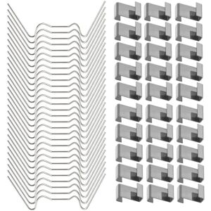 MEMKEY 120pcs Stainless Steel Greenhouse Glass Window Fastening Clips (with 60pcs Greenhouse Glazing w Wire Clips and 60pcs Greenhouse Glazing z Overlap MEMKEY 120pcs Stainless Steel Greenhouse Glass Window Fastening Clips (with 60pcs Greenhouse Glazing w Wire Clips and 60pcs Greenhouse Glazing z Overlap