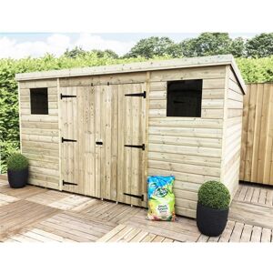 MARLBOROUGH 14 x 7 Garden Shed Pressure Treated T&G PENT Wooden Garden Shed - 2 Windows + Double Doors Centre (14' x 7' / 14ft x 7ft) (14x7) MARLBOROUGH 14 x 7 Garden Shed Pressure Treated T&G PENT Wooden Garden Shed - 2 Windows + Double Doors Centre (14' x 7' / 14ft x 7ft) (14x7)