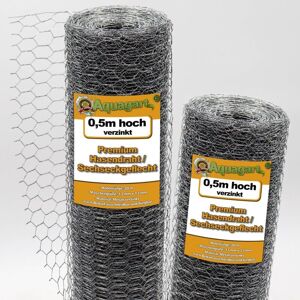 AQUAGART 140m Hexagonal Mesh Fence for Animals - Garden & Livestock AQUAGART 140m Hexagonal Mesh Fence for Animals - Garden & Livestock