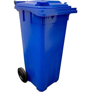 STORM TRADING GROUP 1 x 140L Brown Compact Sized Waste Recycling Wheelie Bins With Strong Rubber Wheels & Lids STORM TRADING GROUP 1 x 140L Brown Compact Sized Waste Recycling Wheelie Bins With Strong Rubber Wheels & Lids