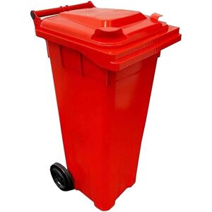 STORM TRADING GROUP 1 x 140L Yellow Compact Sized Waste Recycling Wheelie Bins With Strong Rubber Wheels & Lids STORM TRADING GROUP 1 x 140L Yellow Compact Sized Waste Recycling Wheelie Bins With Strong Rubber Wheels & Lids