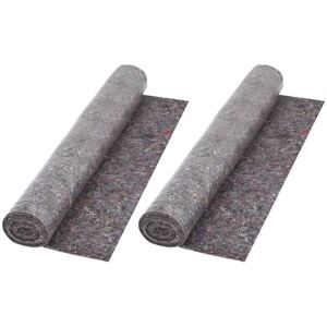 Vidaxl - Non-slip Painter Fleece 2 pcs 50 m 180 g/m² Grey Vidaxl - Non-slip Painter Fleece 2 pcs 50 m 180 g/m² Grey