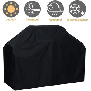 Cyslmuk - 145 x 61 x 117 cm Heavy duty grill cover made of waterproof, windproof and fade resistant Oxford fabric and fits Weber, Brinkmann and most Cyslmuk - 145 x 61 x 117 cm Heavy duty grill cover made of waterproof, windproof and fade resistant Oxford fabric and fits Weber, Brinkmann and most