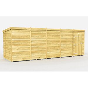 19 x 6 Feet Pent Shed - Single Door Without Windows - Wood - L178 x W560 x H201 cm 19 x 6 Feet Pent Shed - Single Door Without Windows - Wood - L178 x W560 x H201 cm