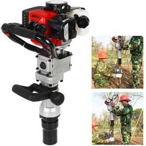 Cncest - 2 Stroke Petrol Post Driver, 8500RPM Gasoline Pile Driver, T-Post Fence Knocker Jack Hammer Auger Picket Fencing Ramming Thumping Tool Kit Cncest - 2 Stroke Petrol Post Driver, 8500RPM Gasoline Pile Driver, T-Post Fence Knocker Jack Hammer Auger Picket Fencing Ramming Thumping Tool Kit