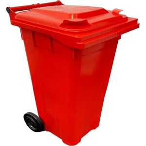 STORM TRADING GROUP 1 x 240L Yellow Standard Sized Outdoor Recycling Wheelie Bins With Rubber Wheels & Lids STORM TRADING GROUP 1 x 240L Yellow Standard Sized Outdoor Recycling Wheelie Bins With Rubber Wheels & Lids