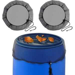 Longziming - 2PCS Rain Barrel Protection Net,95cm Rain Barrel Net with Drawstring for Dustproof, Deciduous, Mosquito Repellent-Black Longziming - 2PCS Rain Barrel Protection Net,95cm Rain Barrel Net with Drawstring for Dustproof, Deciduous, Mosquito Repellent-Black