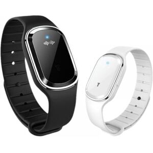 Ymyny - 2pcs Ultrasonic Mosquito Repellent Watches, Mosquito Repellent Bracelets for Kids and Adults, usb Rechargeable (White + Black) loy Ymyny - 2pcs Ultrasonic Mosquito Repellent Watches, Mosquito Repellent Bracelets for Kids and Adults, usb Rechargeable (White + Black) loy