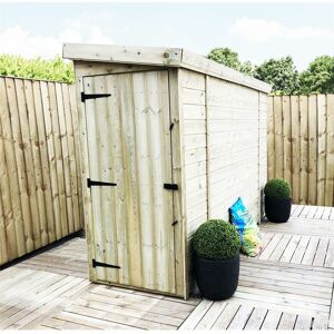 Marlborough - 3 x 14 Windowless Pressure Treated Tongue And Groove Pent Shed With Single Door Marlborough - 3 x 14 Windowless Pressure Treated Tongue And Groove Pent Shed With Single Door