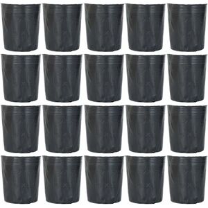 GOTRAYS 300Pcs Plant Nursery Pots Plastic Starter Pot Degradable Garden Flower Nutrition Pot Garden Tool for Succulents Cuttings Seedlings 12X12Cm GOTRAYS 300Pcs Plant Nursery Pots Plastic Starter Pot Degradable Garden Flower Nutrition Pot Garden Tool for Succulents Cuttings Seedlings 12X12Cm