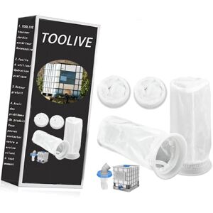 Toolive - 4' ibc Lid Filter 4 Pack Long Washable Nylon Fine Mesh Filter ibc Tank Container Accessories for Rainwater Tank Rain Tank Ton Barrel Cover Toolive - 4' ibc Lid Filter 4 Pack Long Washable Nylon Fine Mesh Filter ibc Tank Container Accessories for Rainwater Tank Rain Tank Ton Barrel Cover