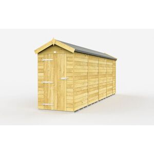 4 x 18 Feet Apex Shed - Single Door Without Windows - Wood - L533 x W118 x H217 cm 4 x 18 Feet Apex Shed - Single Door Without Windows - Wood - L533 x W118 x H217 cm