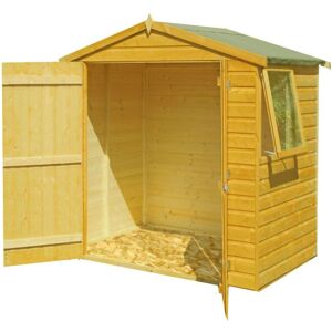 SHIRE Bute Shiplap Apex Double Doors Tongue and Groove Garden Shed Workshop Approx 4 x 6 Feet SHIRE Bute Shiplap Apex Double Doors Tongue and Groove Garden Shed Workshop Approx 4 x 6 Feet