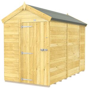 5 x 10 Feet Apex Shed - Single Door Without Windows - Wood - L302 x W147 x H217 cm 5 x 10 Feet Apex Shed - Single Door Without Windows - Wood - L302 x W147 x H217 cm