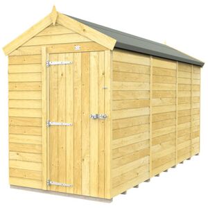 5 x 13 Feet Apex Shed - Single Door Without Windows - Wood - L387 x W147 x H217 cm 5 x 13 Feet Apex Shed - Single Door Without Windows - Wood - L387 x W147 x H217 cm