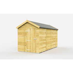 6 x 13 Feet Apex Shed - Single Door Without Windows - Wood - L387 x W175 x H217 cm 6 x 13 Feet Apex Shed - Single Door Without Windows - Wood - L387 x W175 x H217 cm