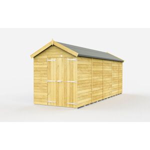 6 x 18 Feet Apex Shed - Double Door Without Windows - Wood - L533 x W175 x H217 cm 6 x 18 Feet Apex Shed - Double Door Without Windows - Wood - L533 x W175 x H217 cm