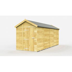 6 x 18 Feet Apex Shed - Single Door Without Windows - Wood - L533 x W175 x H217 cm 6 x 18 Feet Apex Shed - Single Door Without Windows - Wood - L533 x W175 x H217 cm