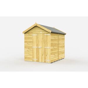6 x 7 Feet Apex Shed - Double Door Without Windows - Wood - L214 x W175 x H217 cm 6 x 7 Feet Apex Shed - Double Door Without Windows - Wood - L214 x W175 x H217 cm