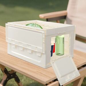 CNCEST 65L Foldable Camping Storage Box, Collapsible Picnic Container, Storage Bins Box, for Picnic/Closet/Garage/Moving, Beige, Max. Load Capacity: 132 lbs CNCEST 65L Foldable Camping Storage Box, Collapsible Picnic Container, Storage Bins Box, for Picnic/Closet/Garage/Moving, Beige, Max. Load Capacity: 132 lbs