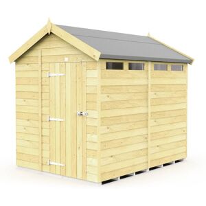 7 x 8 Feet Apex Security Shed - Single Door - Wood - L243 x W214 x H217 cm 7 x 8 Feet Apex Security Shed - Single Door - Wood - L243 x W214 x H217 cm
