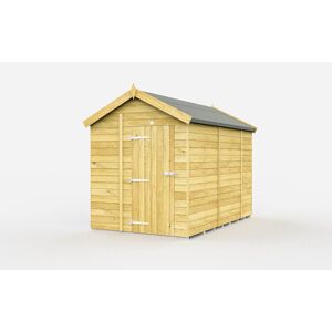 7 x 9 Feet Apex Shed - Single Door Without Windows - Wood - L272 x W214 x H217 cm 7 x 9 Feet Apex Shed - Single Door Without Windows - Wood - L272 x W214 x H217 cm