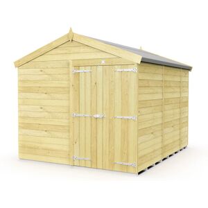 8 x 10 Feet Apex Shed - Double Door Without Windows - Wood - L302 x W231 x H217 cm 8 x 10 Feet Apex Shed - Double Door Without Windows - Wood - L302 x W231 x H217 cm