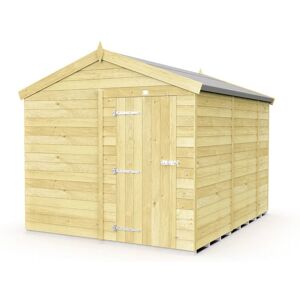 8 x 11 Feet Apex Shed - Single Door Without Windows - Wood - L329 x W231 x H217 cm 8 x 11 Feet Apex Shed - Single Door Without Windows - Wood - L329 x W231 x H217 cm