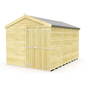 8 x 12 Feet Apex Shed - Double Door Without Windows - Wood - L358 x W231 x H217 cm 8 x 12 Feet Apex Shed - Double Door Without Windows - Wood - L358 x W231 x H217 cm