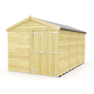 8 x 13 Feet Apex Shed - Double Door Without Windows - Wood - L387 x W231 x H217 cm 8 x 13 Feet Apex Shed - Double Door Without Windows - Wood - L387 x W231 x H217 cm
