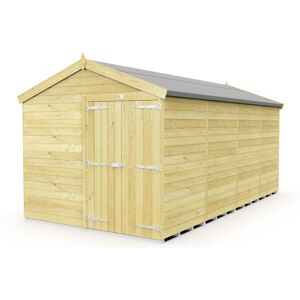 8 x 16 Feet Apex Shed - Double Door Without Windows - Wood - L472 x W231 x H217 cm 8 x 16 Feet Apex Shed - Double Door Without Windows - Wood - L472 x W231 x H217 cm