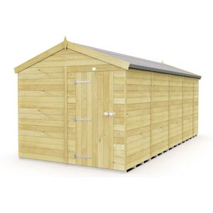 8 x 17 Feet Apex Shed - Single Door Without Windows - Wood - L503 x W231 x H217 cm 8 x 17 Feet Apex Shed - Single Door Without Windows - Wood - L503 x W231 x H217 cm