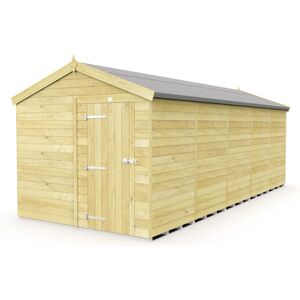 8 x 20 Feet Apex Shed - Single Door Without Windows - Wood - L592 x W231 x H217 cm 8 x 20 Feet Apex Shed - Single Door Without Windows - Wood - L592 x W231 x H217 cm