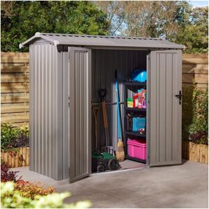 Rowlinsons - Rowlinson Brentvale 8X4 Premium Apex Metal Shed Rowlinsons - Rowlinson Brentvale 8X4 Premium Apex Metal Shed