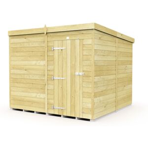 8 x 8 Feet Pent Shed - Single Door Without Windows - Wood - L231 x W243 x H201 cm 8 x 8 Feet Pent Shed - Single Door Without Windows - Wood - L231 x W243 x H201 cm