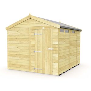 8 x 9 Feet Apex Security Shed - Single Door - Wood - L272 x W231 x H217 cm 8 x 9 Feet Apex Security Shed - Single Door - Wood - L272 x W231 x H217 cm