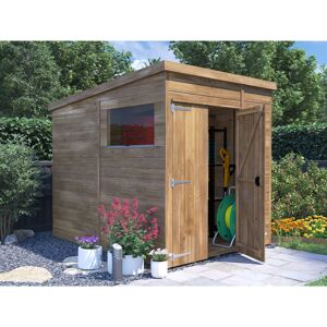 Dunster House Wooden Garden Shed - Overlord 1.8m x 2.4m Outdoor Storage Dunster House Wooden Garden Shed - Overlord 1.8m x 2.4m Outdoor Storage