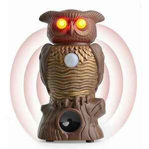 Dewdat - Anti Pigeon Repellent, Anti Pigeon Scarecrow Fake Owl Repeller with Reflective Eyes for Plant Protection Dewdat - Anti Pigeon Repellent, Anti Pigeon Scarecrow Fake Owl Repeller with Reflective Eyes for Plant Protection