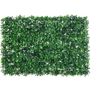 vidaXL Artificial Shrub Leaf Fence Privacy Fence Screen - 24 pcs Green - 40x60 cm vidaXL Artificial Shrub Leaf Fence Privacy Fence Screen - 24 pcs Green - 40x60 cm