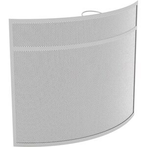 HOME DISCOUNT Buckton Fire Guard Fireplace Screen Fence, Nickel HOME DISCOUNT Buckton Fire Guard Fireplace Screen Fence, Nickel