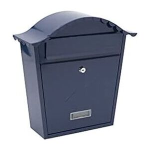 Héloise - Burg Wächter MB01MB Classic Galvanized Steel Wall Mount Mailbox, Midnight Blue, 36 x 31 x 10 cm Héloise - Burg Wächter MB01MB Classic Galvanized Steel Wall Mount Mailbox, Midnight Blue, 36 x 31 x 10 cm
