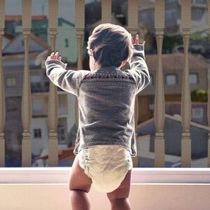 Ikodm - Child Safety Net, Baby Safety Net for Balcony and Stairs, 300Lx90H cm Heavy Duty Adjustable Stair Fence Mesh Safety Gate for Cat and Toy, Ikodm - Child Safety Net, Baby Safety Net for Balcony and Stairs, 300Lx90H cm Heavy Duty Adjustable Stair Fence Mesh Safety Gate for Cat and Toy,