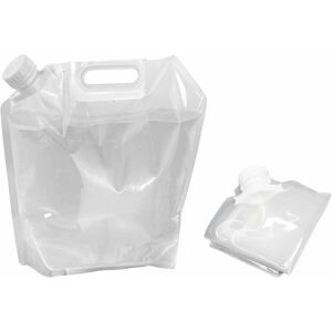 Modou - Collapsible Water Canister, Portable Collapsible Water Tank for Outdoors and Camping, 2 Pieces, 5L and 10L, White Modou - Collapsible Water Canister, Portable Collapsible Water Tank for Outdoors and Camping, 2 Pieces, 5L and 10L, White