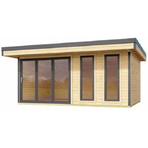 Lasita Maja - Domeo 8 + Domeo 8 Al. pack-Log Cabin, Wooden Garden Room, Timber Summerhouse, Home Office - L560 x W489.2 x H239.4 cm Lasita Maja - Domeo 8 + Domeo 8 Al. pack-Log Cabin, Wooden Garden Room, Timber Summerhouse, Home Office - L560 x W489.2 x H239.4 cm