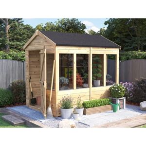 Dunster House Ltd. - Dunster House Potting Shed Apex Roof W6' x D8' (W1.8m x D2.4m) Overlord Modular Dunster House Ltd. - Dunster House Potting Shed Apex Roof W6' x D8' (W1.8m x D2.4m) Overlord Modular