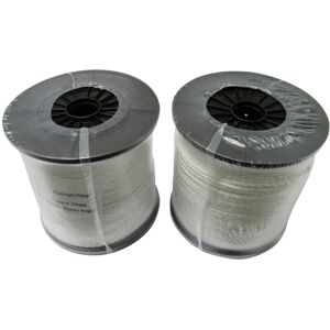 Fensecure - Electric Fence Rope Poly Fencing 6MM x 200M Rolls x2 (Electrified Polyrope Horse White) Fensecure - Electric Fence Rope Poly Fencing 6MM x 200M Rolls x2 (Electrified Polyrope Horse White)