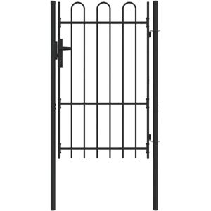 Vidaxl - Fence Gate Grey 100 x 150 cm Powder coated steel Vidaxl - Fence Gate Grey 100 x 150 cm Powder coated steel