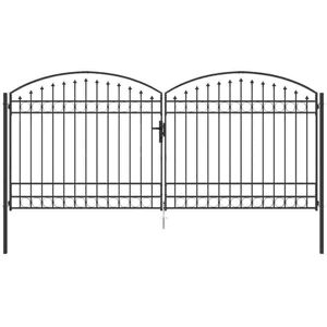 Vidaxl - Fence gate Other Grey 400 x 175 cm Steel Vidaxl - Fence gate Other Grey 400 x 175 cm Steel